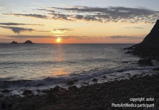 Kornwalijski zachód słońca - Cornish Sunset