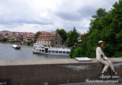 Na moście w Bambergu - On the bridge in Bamberg