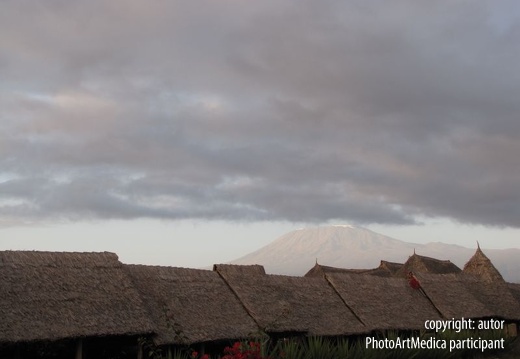Kilimandżaro widziane z Parku Amboseli - Kilimanjaro seen from Amboseli Park
