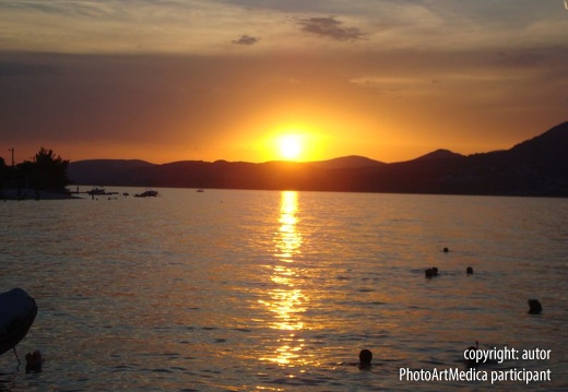 Zachód słońca na Adriatykiem - Sunset on the Adriatic