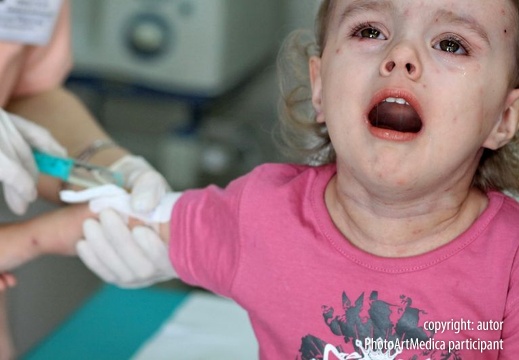 Cierpienie chorego dziecka - Suffering of a sick child