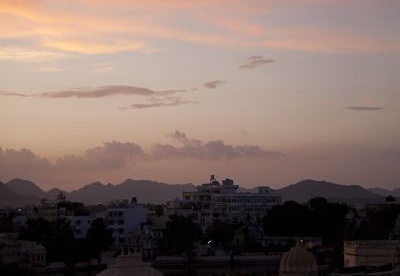 Udajpur zachód słońca - Udaipur sunset
